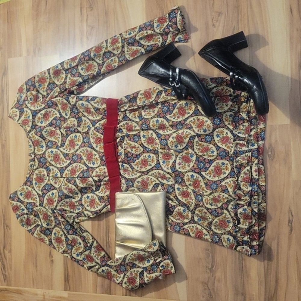 Vintage 60s Micro Mini Dress Jr Petites S
